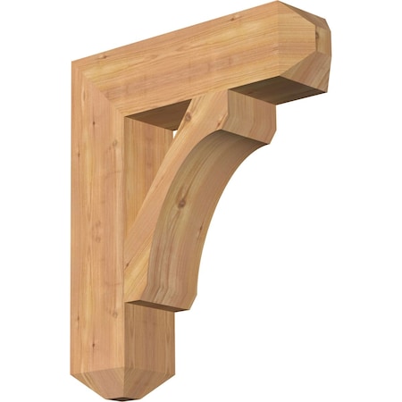 Ekena Millwork Legacy Craftsman Smooth Bracket, Western Red Cedar, 5 1/2"W x 22"D x 26"H BKT06X22X26LEC04SWR
